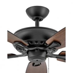 HIGHLAND 52 in. Indoor Matte Black Ceiling Fan Pull Chain by HINKLEY -HINKLEY || CANARM Shop matte black hinkley ceiling fans without lights 904152fmb nia 1f 1000