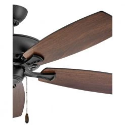 HIGHLAND 52 in. Indoor Matte Black Ceiling Fan Pull Chain by HINKLEY -HINKLEY || CANARM Shop matte black hinkley ceiling fans without lights 904152fmb nia 44 1000