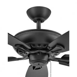 HIGHLAND 52 in. Indoor Matte Black Ceiling Fan Pull Chain by HINKLEY -HINKLEY || CANARM Shop matte black hinkley ceiling fans without lights 904152fmb nia c3 1000