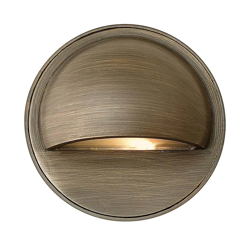 Hardy Island Round Eyebrow Matte Bronze LED Deck Sconce by HINKLEY 1 Hardy Island Round Eyebrow Matte Bronze LED Deck Sconce by HINKLEY