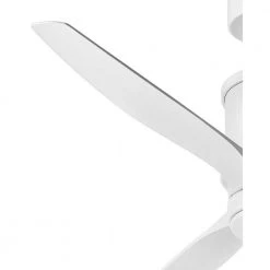 HOVER 52 in. Indoor/Outdoor Integrated LED Matte White Ceiling Fan with Remote Control by HINKLEY -HINKLEY || CANARM Shop matte white hinkley ceiling fans with lights 900752fmw lwd 4f 1000