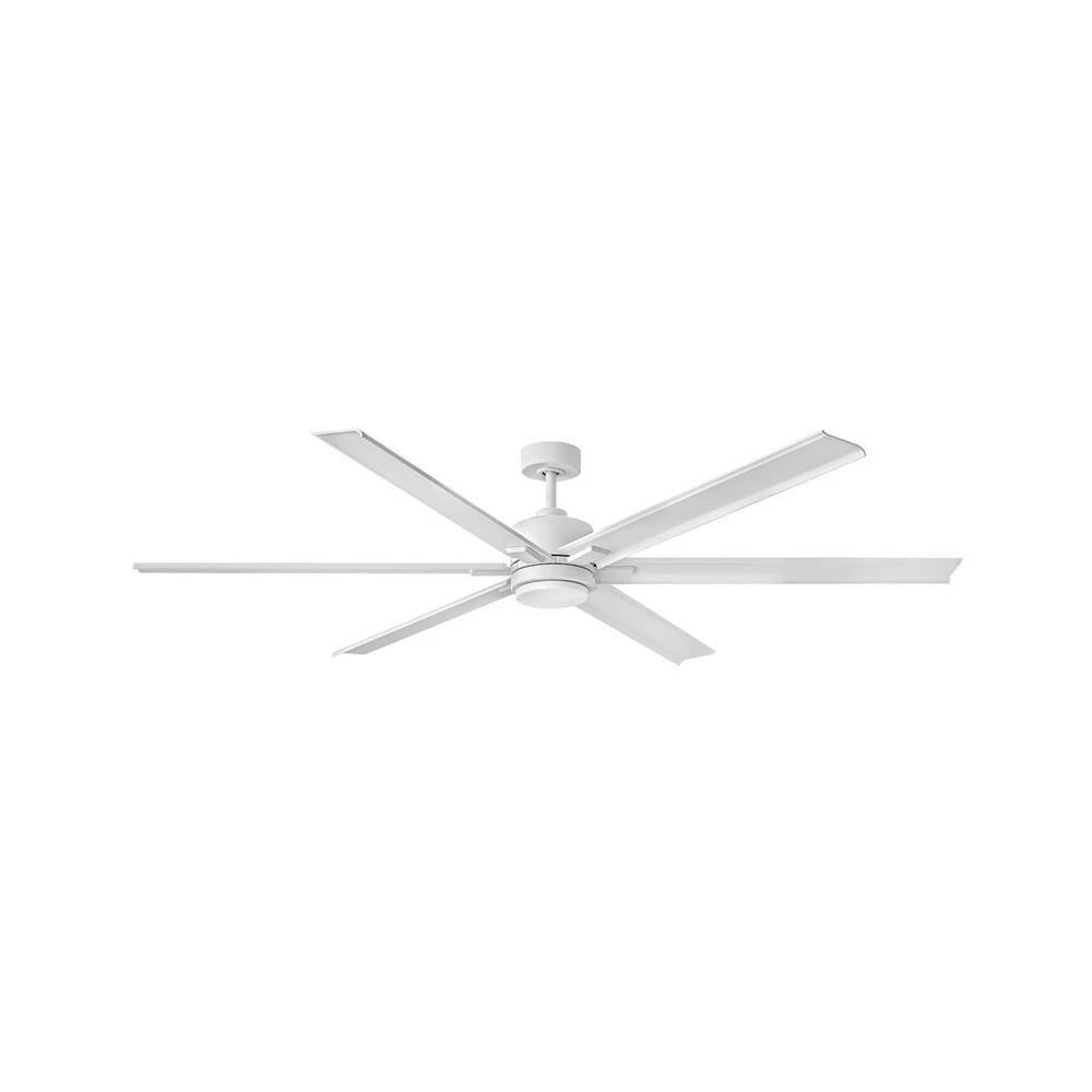 Indy Maxx 82 in. Integrated LED Indoor/Outdoor Matte White Ceiling Fan with Wall Switch by HINKLEY 4 Indy Maxx 82 in. Integrated LED Indoor/Outdoor Matte White Ceiling Fan with Wall Switch by HINKLEY - Image 4