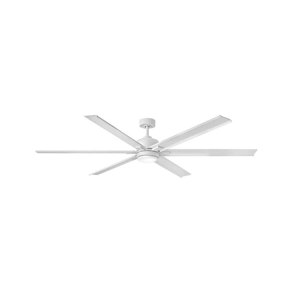 Indy Maxx 82 in. Integrated LED Indoor/Outdoor Matte White Ceiling Fan with Wall Switch by HINKLEY 1 Indy Maxx 82 in. Integrated LED Indoor/Outdoor Matte White Ceiling Fan with Wall Switch by HINKLEY