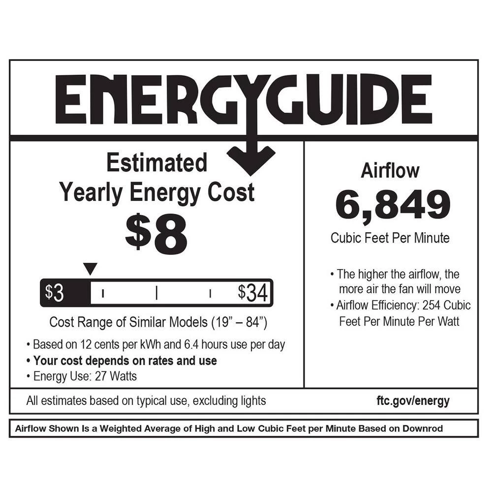 Indy Maxx 82 in. Integrated LED Indoor/Outdoor Matte White Ceiling Fan with Wall Switch by HINKLEY 2 Indy Maxx 82 in. Integrated LED Indoor/Outdoor Matte White Ceiling Fan with Wall Switch by HINKLEY - Image 2