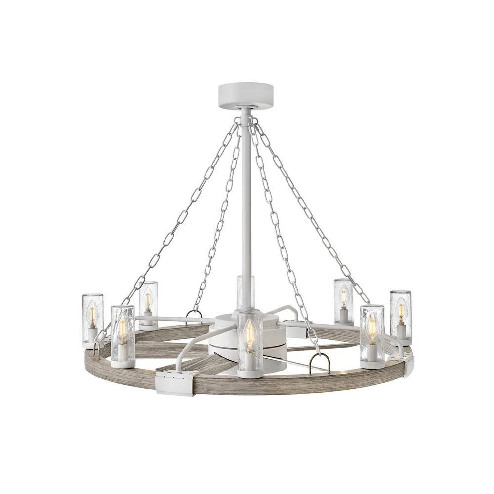 Sawyer 36 in. Indoor/Outdoor Matte White Ceiling Fan with Wall Switch by HINKLEY 5 Sawyer 36 in. Indoor/Outdoor Matte White Ceiling Fan with Wall Switch by HINKLEY - Image 5