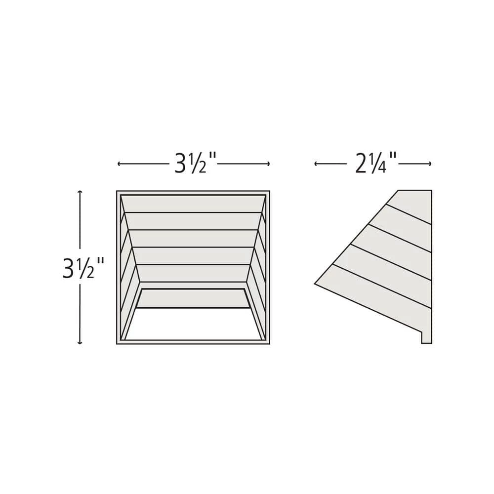 Matte White LED Outdoor Flushmount Deck Sconce by HINKLEY 3 Matte White LED Outdoor Flushmount Deck Sconce by HINKLEY - Image 3