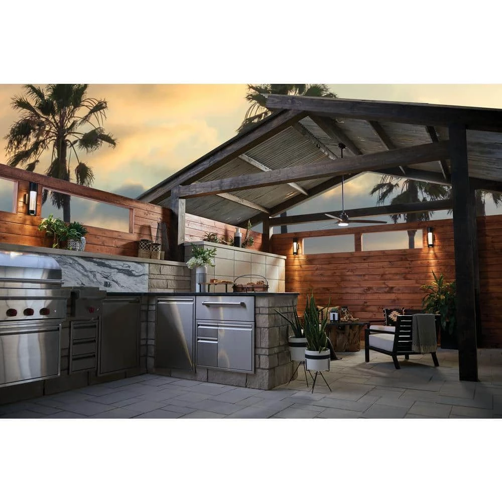 ARTISTE 60 in. Indoor/Outdoor Integrated LED Metallic Matte Bronze Ceiling Fan with Remote Control by HINKLEY 5 ARTISTE 60 in. Indoor/Outdoor Integrated LED Metallic Matte Bronze Ceiling Fan with Remote Control by HINKLEY - Image 5