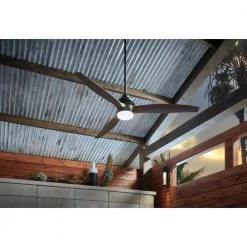 ARTISTE 60 in. Indoor/Outdoor Integrated LED Metallic Matte Bronze Ceiling Fan with Remote Control by HINKLEY 9 ARTISTE 60 in. Indoor/Outdoor Integrated LED Metallic Matte Bronze Ceiling Fan with Remote Control by HINKLEY -HINKLEY || CANARM Shop metallic matte bronze hinkley ceiling fans with lights 900160fmm lwd 4f 1000