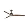 ARTISTE 60 in. Indoor/Outdoor Integrated LED Metallic Matte Bronze Ceiling Fan with Remote Control by HINKLEY
