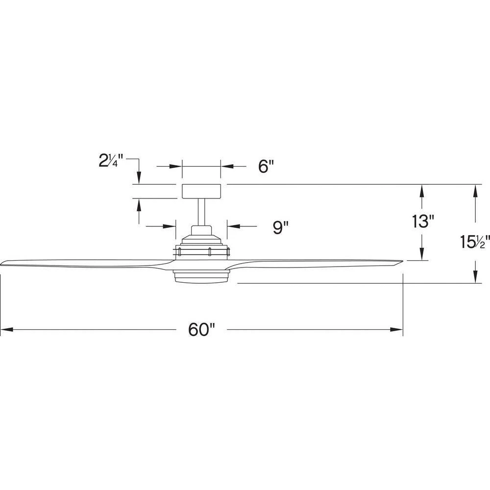 ARTISTE 60 in. Indoor/Outdoor Integrated LED Metallic Matte Bronze Ceiling Fan with Remote Control by HINKLEY 6 ARTISTE 60 in. Indoor/Outdoor Integrated LED Metallic Matte Bronze Ceiling Fan with Remote Control by HINKLEY - Image 6