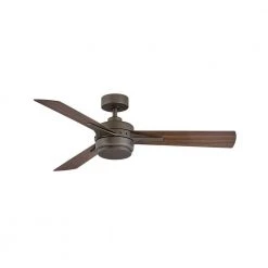 Ventus 52 in. Integrated LED Indoor Metallic Matte Bronze Ceiling Fan with Wall Switch by HINKLEY -HINKLEY || CANARM Shop metallic matte bronze hinkley ceiling fans with lights 902852fmm lia fa 1000