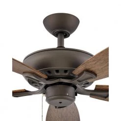 HIGHLAND WET 60 in. Indoor/Outdoor Metallic Matte Bronze Ceiling Fan Pull Chain by HINKLEY -HINKLEY || CANARM Shop metallic matte bronze hinkley ceiling fans without lights 904160fmm nwa c3 1000