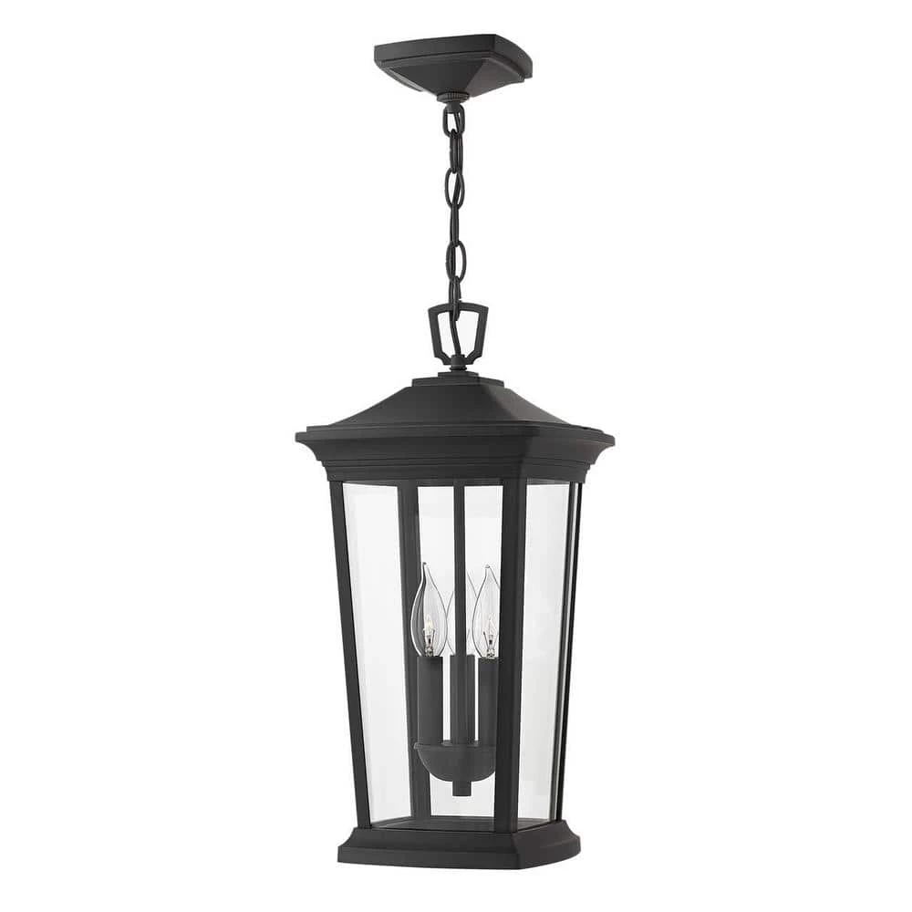Bromley 3-Light Museum Black Outdoor Pendant Light by HINKLEY 1 Bromley 3-Light Museum Black Outdoor Pendant Light by HINKLEY