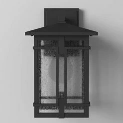 Tucker Small 1-Light Museum Black Outdoor Wall Lantern Sconce by HINKLEY -HINKLEY || CANARM Shop museum black hinkley outdoor sconces 1960mb 1f 1000