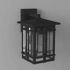 Tucker Small 1-Light Museum Black Outdoor Wall Lantern Sconce by HINKLEY -HINKLEY || CANARM Shop museum black hinkley outdoor sconces 1960mb 4f 1000
