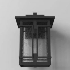 Tucker Small 1-Light Museum Black Outdoor Wall Lantern Sconce by HINKLEY -HINKLEY || CANARM Shop museum black hinkley outdoor sconces 1960mb fa 1000