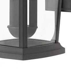 Bromley Extra-Large 3-Light Museum Black Outdoor LED Wall Mount Lantern by HINKLEY -HINKLEY || CANARM Shop museum black hinkley outdoor sconces 2366mb ll 4f 1000