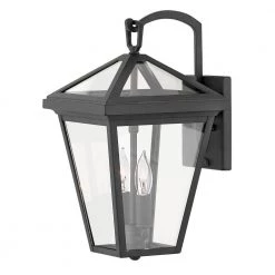 Alford Place Small Museum Black Outdoor Wall Mount Lantern by HINKLEY