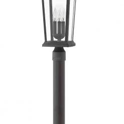 Bromley 3-Light Museum Black Outdoor Post Lantern by HINKLEY -HINKLEY || CANARM Shop museum black hinkley post light sets 2361mb 4f 1000