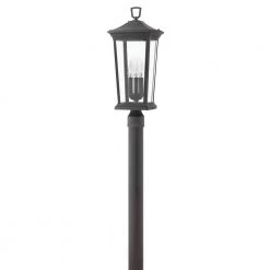 Bromley 3-Light Museum Black Outdoor Post Lantern by HINKLEY