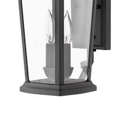 Bromley Small 2-Light Museum Black LED Wall Lantern Sconce by HINKLEY 7 Bromley Small 2-Light Museum Black LED Wall Lantern Sconce by HINKLEY -HINKLEY || CANARM Shop museum black led hinkley outdoor sconces 2360mb ll 4f 1000