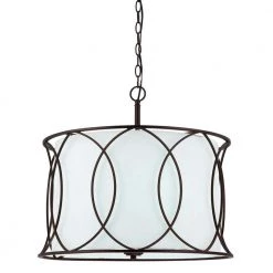 Monica 3-Light Oil Rubbed Bronze Chandelier by CANARM
