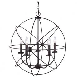 Summerside 5-Light Oil Rubbed Bronze Chandelier by CANARM