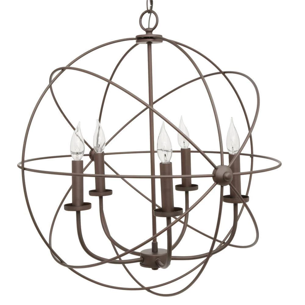 Summerside 5-Light Oil Rubbed Bronze Chandelier by CANARM 6 Summerside 5-Light Oil Rubbed Bronze Chandelier by CANARM - Image 6