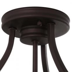 Jackson 3-Light oil-rubbed Bronze Semi-Flush Mount Light by CANARM -HINKLEY || CANARM Shop oil rubbed bronze canarm flush mount lights isf286a03orb 1d 1000
