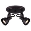 Polo 8.25 in. 2-Light Oil Rubbed Bronze Track Lighting Rail Fixture by CANARM