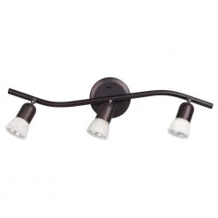James 3-Light Oil-Rubbed Bronze Track Lighting by CANARM