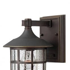 Freeport Small 1-Light Oil Rubbed Bronze Outdoor Wall Lantern by HINKLEY -HINKLEY || CANARM Shop oil rubbed bronze hinkley outdoor sconces 1800oz 44 1000