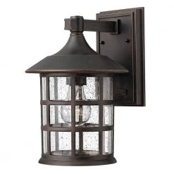 Freeport Medium Oil Rubbed Bronze Outdoor Wall Mount Lantern by HINKLEY