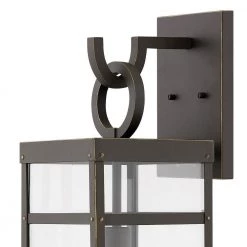 Porter Large Oil Rubbed Bronze 1-Light Outdoor Wall Lantern Sconce by HINKLEY 8 Porter Large Oil Rubbed Bronze 1-Light Outdoor Wall Lantern Sconce by HINKLEY -HINKLEY || CANARM Shop oil rubbed bronze hinkley outdoor sconces 2805oz c3 1000