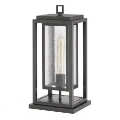 Republic 1-Light Oil Rubbed Bronze Outdoor Post Light by HINKLEY