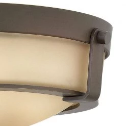Hathaway 16 in. 3-Light Olde Bronze Flush Mount by HINKLEY -HINKLEY || CANARM Shop olde bronze hinkley flush mount lights 3225ob 4f 1000