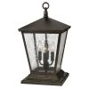 Trellis 19.75 in. 4-Light Regency Bronze Low Voltage Outdoor Pier Mount Light by HINKLEY