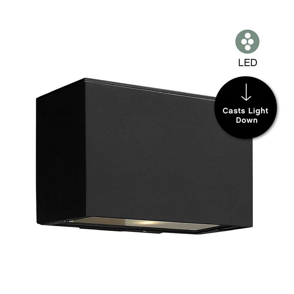 Atlantis 1-Light Satin Black LED Outdoor Wall Sconce by HINKLEY 3 Atlantis 1-Light Satin Black LED Outdoor Wall Sconce by HINKLEY - Image 3