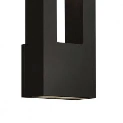 Atlantis Medium Satin Black Outdoor LED Wall Mount Sconce by HINKLEY 10 Atlantis Medium Satin Black Outdoor LED Wall Mount Sconce by HINKLEY -HINKLEY || CANARM Shop satin black hinkley outdoor sconces 1648sk led 1f 1000
