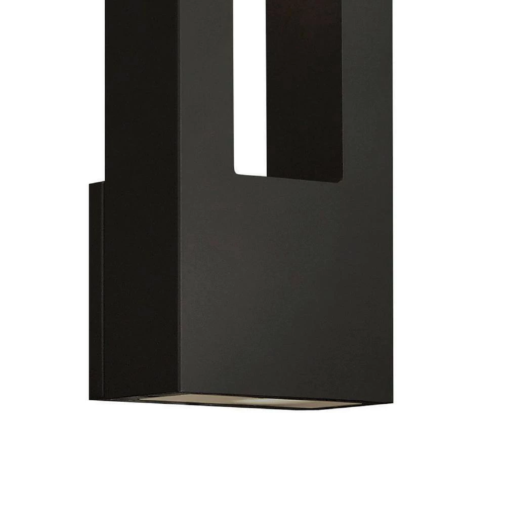 Atlantis Medium Satin Black Outdoor LED Wall Mount Sconce by HINKLEY 5 Atlantis Medium Satin Black Outdoor LED Wall Mount Sconce by HINKLEY - Image 5