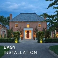 3-Watt 2700K Accent Spot 260 Lumens Satin Black Hardwired Integrated LED Outdoor Normal Shroud Spotlight with LumaCORE by HINKLEY -HINKLEY || CANARM Shop satin black hinkley spotlights 1536sk 3w27k 31 1000