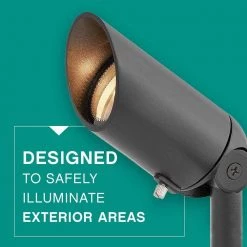 Accent Spot 12V Satin Black Low Voltage Weather Resistant Spotlight with LED Bulb by HINKLEY 11 Accent Spot 12V Satin Black Low Voltage Weather Resistant Spotlight with LED Bulb by HINKLEY -HINKLEY || CANARM Shop satin black hinkley spotlights 1536sk c3 1000