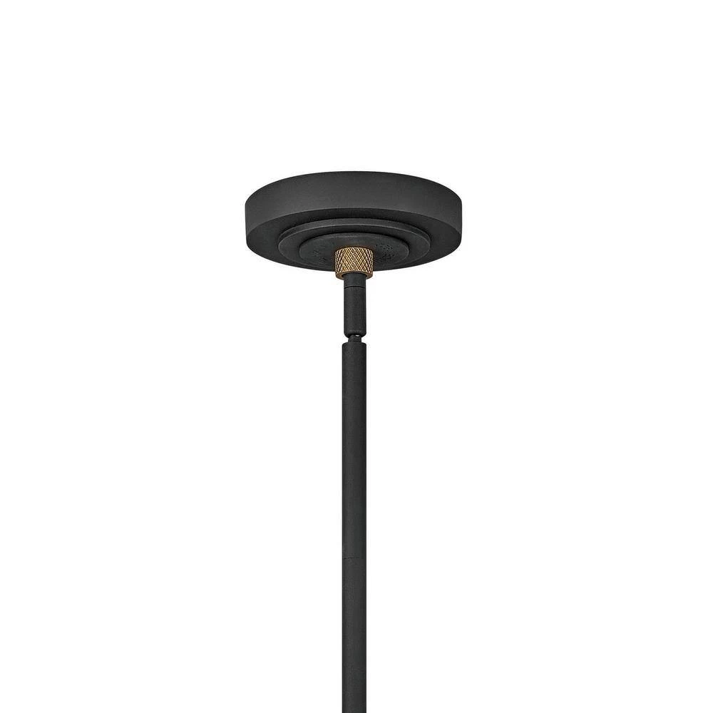 Foundry Textured Black 1-Light Outdoor Barn Pendant Light by HINKLEY 4 Foundry Textured Black 1-Light Outdoor Barn Pendant Light by HINKLEY - Image 4