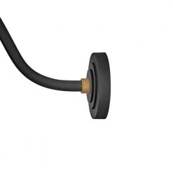 Foundry Medium 1-Light Textured Black Outdoor Gooseneck Wall Sconce by HINKLEY 5 Foundry Medium 1-Light Textured Black Outdoor Gooseneck Wall Sconce by HINKLEY -HINKLEY || CANARM Shop textured black hinkley outdoor sconces 10443tk 4f 1000