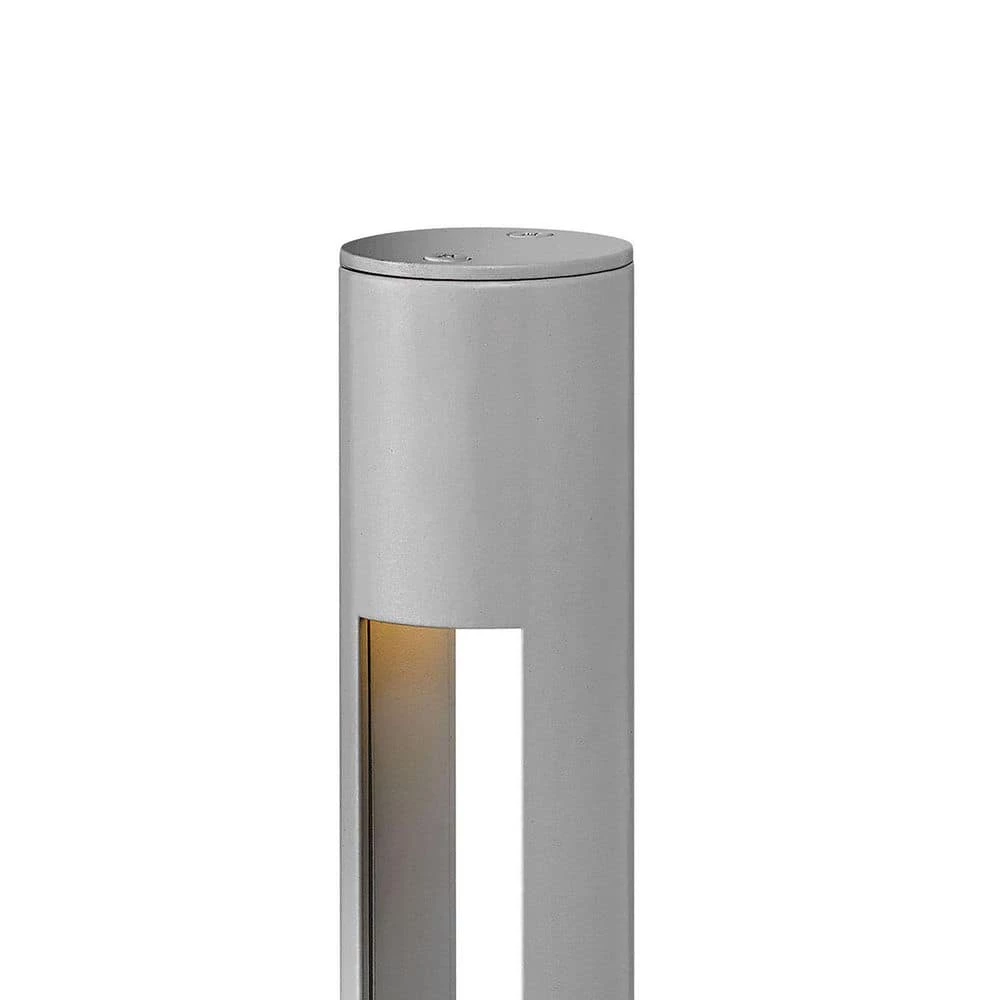 Atlantis Hardwired Titanium Gray Bollard Light by HINKLEY 4 Atlantis Hardwired Titanium Gray Bollard Light by HINKLEY - Image 4
