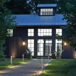 Atlantis Hardwired Titanium Gray LED Bollard Light by HINKLEY 15 Atlantis Hardwired Titanium Gray LED Bollard Light by HINKLEY -HINKLEY || CANARM Shop titanium hinkley bollard lights 55601tt 44 1000