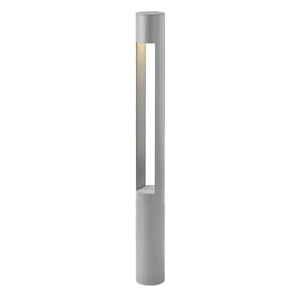 Atlantis Hardwired Titanium Gray LED Bollard Light by HINKLEY 1 Atlantis Hardwired Titanium Gray LED Bollard Light by HINKLEY