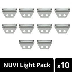 Ultra-Warm Integrated LED Titanium Hardscape Light (10-Pack) (2700K) by HINKLEY -HINKLEY || CANARM Shop titanium hinkley stair lights 15446tt 10 1f 1000
