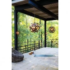 Carson Vintage Iron 5-Light Outdoor Chandelier by HINKLEY -HINKLEY || CANARM Shop vintage iron hinkley outdoor chandeliers 29705vi fa 1000